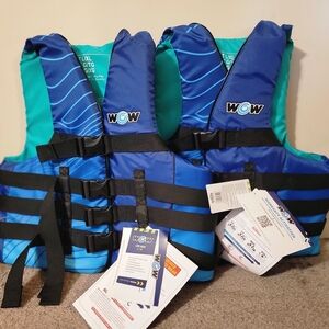 Set Of 2 WOW Life Jackets